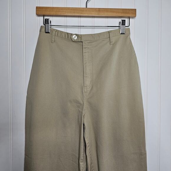 Vintage Disney Store Mickey Mouse Embroidered Ankle Crop Pants Size Small Tennis - Picture 3 of 9